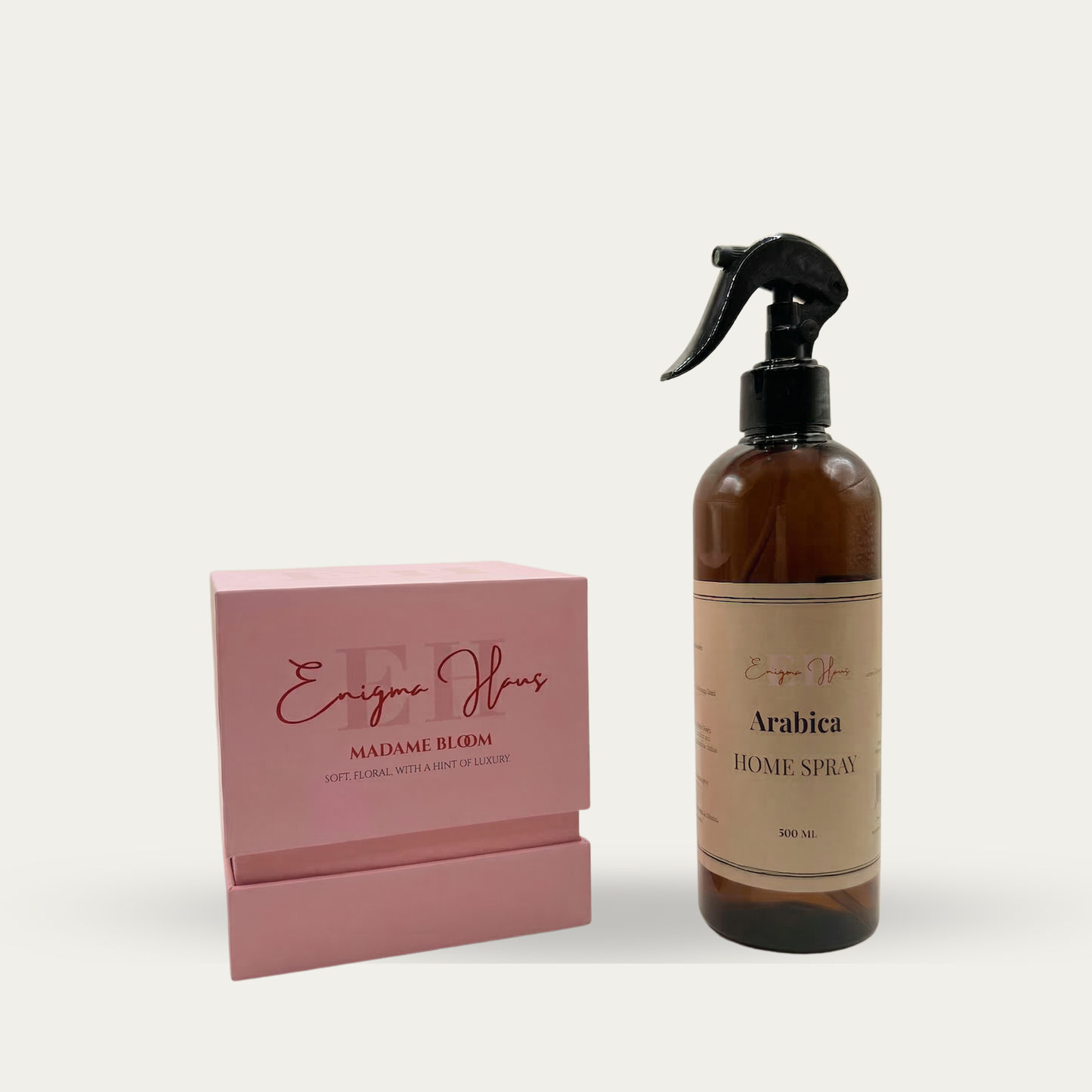 CERAMIC CANDLE + ARABICA HOME SPRAY 500 ML
